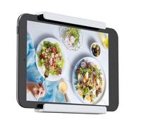 Supporto universale da parete per tablet, adesivo o stabilizzatore a vite, per dispositivi con spessore inferiore a 1,5 cm, compatibile con tablet, smartphone, e-reader e telecomandi, design