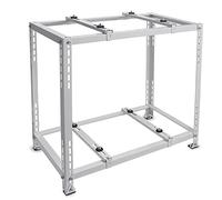 Supporto universale durevole in acciaio zincato per mini split AC, base ammortizzatore per pompa di calore e supporto condensatore, staffa di terra resistente per stabilità