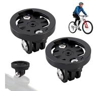 Supporto universale e adattatore compatibile per computer da bicicletta Garmin Edge, adattatore Garmin Mount Gopro, supporto universale per fotocamera e luce della bicicletta, distanza tra i fori 20