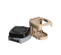 Supporto universale for auto, sottobicchieri, accessori for bevande, tazza pieghevole, nero, for multifunzionali di alta qualità(Black)