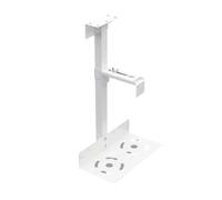 Supporto universale for custodia for PC sotto la scrivania for CPU laterale a parete for mainframe for computer regolabile for staffa di supporto for scatola host per Computer Girevole(White)