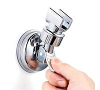 Supporto universale for doccetta, soffione doccia regolabile, montaggio a parete, ventosa a vuoto potente, rotazione, staffa di placcatura completa for bagno