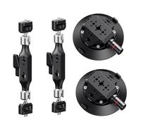 Supporto universale for supporto da auto ad aspirazione con supporto for cellulare sul cruscotto con base a tazza, compatibile con Gopro, fotocamera DSLR,Vlogging Suction Mount(2 arm 2 cup kit)