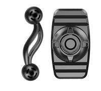 Supporto universale for telefono cellulare con base a sfera a doppia testa da 17 mm, supporto for cruscotto, supporto for telefono cellulare, supporto for auto
