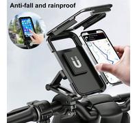 Supporto universale impermeabile per telefono cellulare da moto/bici, supporto per bicicletta/GPS a 360° regolabile, compatibile con e Android, adatto come regalo per compleanno, famiglia e amici per 