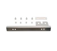 Supporto Universale In Alluminio Per Targa, Barra Di Supporto Per Il Riposizionamento Del Supporto Della Targa Sul Paraurti Anteriore (Silver)