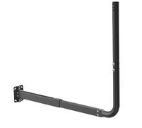 Supporto universale per antenna ad alta resistenza, staffa a J per antenna esterna, Star-Link, stazioni meteorologiche, estensori WiFi, diametro 3,51 cm