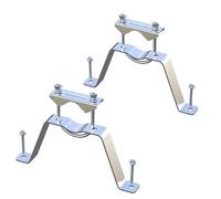 Supporto Universale per Antenna TV e Parabola Satellitare, Staffa di Montaggio a Parete in Metallo, Kit di Installazione per Esterni con Viti e Accessori di Fissaggio