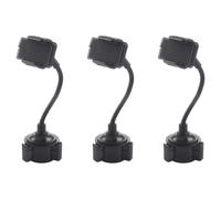 Supporto universale per auto 3X con supporto regolabile a collo d'oca per cellulare