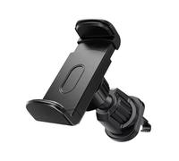 Supporto universale per cellulare auto, supporto per telefono da auto per iPhone e altri. Fissaggio griglia di ventilazione, fissaggio stabile, rotazione di 360°, verticale/orizzontale, guida sicura