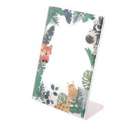 Supporto Universale per Cornice Magnetica per Foto - Cornice Acrilica Facile da Usare per L' - Design a Forma di L (Foresta degli animali)