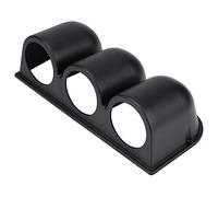 Supporto Universale per Cruscotto Auto, Consolle Triplo Calibro, Montaggio 3 Fori, 52 mm, Nero