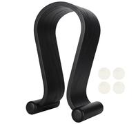 Supporto universale per cuffie in legno Omega, supporto per cuffie robusto, supporto per cuffie da scrivania, design antiscivolo, utilizzo in