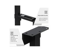 Supporto Universale per Custodia PC Supporto per Scatola Host Regolabile Versatile Sotto la Scrivania o Montaggio Laterale A Parete, Sollevamento del