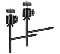 Supporto universale per fotocamera con mini testa a sfera, per uso esterno, compatibile con GoPro, Sony, Canon (confezione da 2)