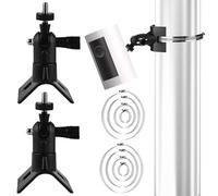 Supporto universale per fotocamera Eufy Cam/Arlo/Wyze, 2 pezzi, supporto per fotocamera regolabile per interni ed esterni, supporto per telecamera di sorveglianza, nero