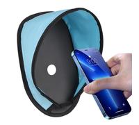 Supporto universale per manubrio con visiera parasole | La visiera integrata blocca la luce solare intensa e riduce i riflessi. Misura universale per smartphone da 4,7 a 7,2 pollici