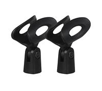 Supporto universale per microfono, 26-30 mm, nero, supporto a clip per scrivania, palcoscenico, studio, supporto vivavoce per microfoni a condensatore wireless multipli