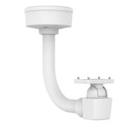 Supporto universale per montaggio a soffitto e colonna AXIS T94Q01F, bianco, capacità 5 kg, NEMA 4X, IK10