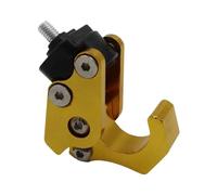 Supporto universale per moto con gancio per artiglio per casco per borsa per bicicletta, clip in alluminio, gancio per bagagli, accessori moto(Gold)