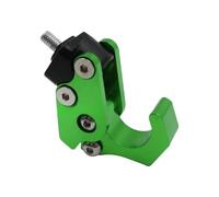 Supporto universale per moto con gancio per artiglio per casco per borsa per bicicletta, clip in alluminio, gancio per bagagli, accessori moto(Green)