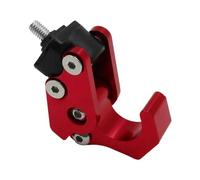 Supporto universale per moto con gancio per artiglio per casco per borsa per bicicletta, clip in alluminio, gancio per bagagli, accessori moto(Red)