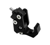Supporto universale per moto con gancio per artiglio per casco per borsa per bicicletta, clip in alluminio, gancio per bagagli, accessori moto(Black)