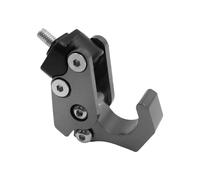 Supporto universale per moto con gancio per artiglio per casco per borsa per bicicletta, clip in alluminio, gancio per bagagli, accessori moto(Titanium color)