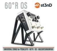 SUPPORTO UNIVERSALE per PEDALI / FX - 60°R OS - 60L130F35R60W160 (Strymon Big...