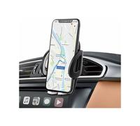 Supporto universale per smartphone da auto, da fissare alla bocchetta dell'aria con rotazione a 360 gradi e materiali in silicone antiscivolo |