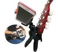 Supporto Universale per Smartphone e GoPro - Clip per Testata Chitarra per Registrazioni e Broadcast