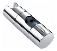 Supporto universale per soffione doccia, staffa regolabile in ABS cromato da 19-25 mm, girevole a 45 gradi, colore argento, per bagno.