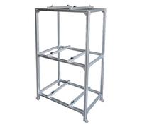 Supporto universale per staffa CA resistente per mini pompe di calore split Supporto esterno a doppio strato con assorbimento degli urti Supporto durevole per unità di condizionatore d'aria