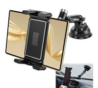Supporto universale per tablet auto, supporto a ventosa per cruscotto e parabrezza, girevole a 360°, regolabile, compatibile con iPad Air/Mini, tablet Android e iPhone 5"-13"