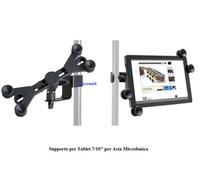SUPPORTO UNIVERSALE PER TABLET da 7" a 10.1" AGGANCIO per asta microfonica