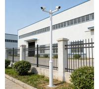 Supporto Universale per Telecamera da Esterno, palo di sorveglianza Resistente alle intemperie per Traffico, Strade, Aree residenziali, scuole, Supporto Multi-Angolo per telecamere da 5,5 m/