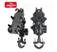 Supporto universale per telefono cellulare per bici da moto Staffa di navigazione per bicicletta in alluminio Supporto per manubrio antiurto GPS