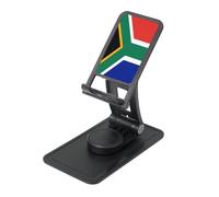 Supporto universale per telefono con bandiera del Sudafrica, supporto regolabile per cellulare, treppiede girevole a 360° per iPhone, perfetto per l'uso quotidiano