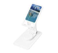 Supporto universale per telefono con due orsi polari, supporto regolabile per cellulare, treppiede girevole a 360° per iPhone, perfetto per l'uso quotidiano