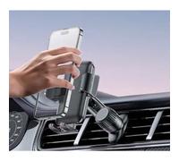 Supporto universale per telefono da auto per bocchetta dell'aria, sblocco con un solo pulsante, supporto per cellulare girevole a 360 gradi