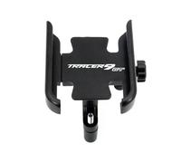 Supporto universale per telefono moto Montaggio telefono motocicletta Porta telefono moto per Yamaha TRACER 9 GT 2021 2022 2023 Rotazione a 360° per smartphone da 4,7-7,1 pollici-Handlebar Black