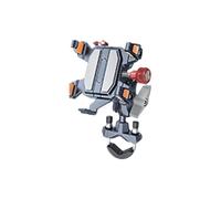 Supporto Universale Per Telefono Per Accessori Per Moto, In Lega, Ammortizzatore, Supporto Per Navigatore Per Moto, Strumenti(Silver a)