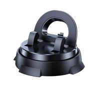 Supporto universale per telefono per console centrale, con forte ventosa, rotazione a 360 gradi, senza adatto a quasi tutti gli smartphone (nero, 8,7 x 8,7 x 6,5 cm)