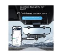 Supporto Universale per Telefono per Specchietto Retrovisore per Auto, Rotazione di 360 Gradi, Supporto per Telefono per Auto, Dash Cam, GPS, Staffa