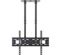 Supporto universale per TV a soffitto, regolabile in altezza e inclinabile telescopico, supporto per TV LED da 40 a 85 pollici, max 80 kg, VESA 600 x 400 mm