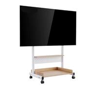 Supporto universale per TV mobile con ruote, altezza regolabile, carrello per TV da 40-85 pollici, supporta fino a 60 kg, staffa per TV per una facile installazione e portabilità