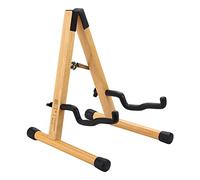 Supporto universale pieghevole per chitarra acustica regolabile in legno, supporto per chitarra portatile a telaio
