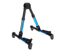 Supporto universale pieghevole per chitarra, portatile, leggero, per chitarra acustica, elettrica, classica, violino, ukulele, basso (blu)