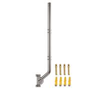 Supporto universale regolabile per antenna TV, 36 '' in acciaio inox ferritico, staffa di montaggio a parete/tetto resistente per antenne, stazione meteorologica, ripetitore di segnale per telefono