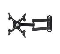 Supporto universale regolabile per TV a schermo piatto LCD da 14"-32", supporto da parete resistente per angoli di visione ottimali